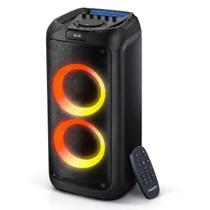 Caixa Som Philips Party Speaker 1300W Potência Com Bluetooth LED