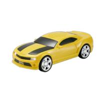 Caixa som portatil bluetooth fm usb carro camaro amarelo ws-600