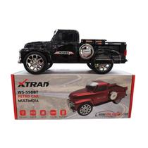 Caixa Som Portatil Caminhonete Camionete Bluetooth Fm Power