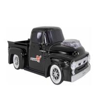 Caixa som portatil caminhonete retro bluetooth fm sd usb tf led preto ws-538bt