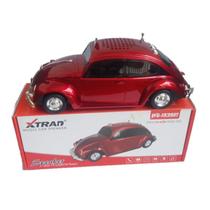 Caixa som portatil fusca taxi bluetooth fm vermelho ws1939bt