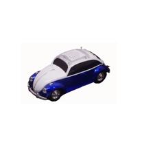 Caixa som portatil fusca taxi retro bt sd fm ws-1958bt azul