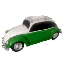 Caixa som portatil fusca taxi retro bt sd fm ws-1958bt verd