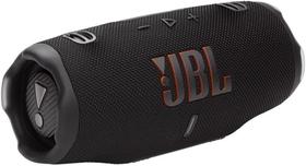 Caixa Som Portatil Jbl Charge 6 Bluetooth Preta Bi Volt Cor Preto Resistente a aguá e Poeira