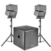 Caixa Som Sub 18 Pol + 2 Torre Satélite 1200w Mp3 Bluetooth Caixa Som Sub 18 Pol + 2 Torre Satélite 1200w Mp3 Bluetooth