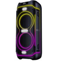 Caixa Som Torre 2000W Rms Portátil Bluetooth Amplificada Fm Usb Bivolt Party Vibe Sound Vs004