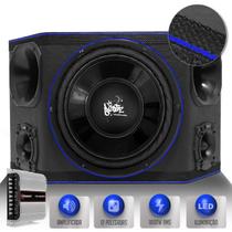 Caixa Som Trio Automotivo Shutt Three Side 1000W Subwoofer 12 Beatz + Driver + Tweeter + Ts400 LED