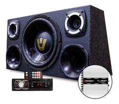 Caixa Som Trio Dupla Completa Radio Bluetooth Taramps Tl1500 Caixa Som Trio Dupla Completa Radio Bluetooth Taramps Tl1500