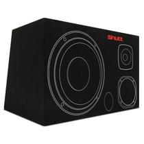 Caixa Som Trio Dutada Subwoofer 12 Polegadas 45 Litros Carpete Preta Shutt