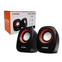 Caixa Som Usb Hayom Km2500 6w Preto Caixa Som Usb Hayom Km2500 6w Preto
