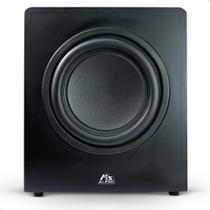 Caixa Subwoofer Grave Ativo Alto Falante 8 Polegadas Sb 208 - MS AUDIO