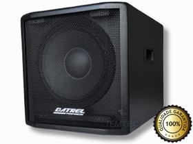 Caixa subwoofer passiva 12" 300w amplificado profissional - DATREL