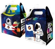 Caixa Surpresa Astronauta - 8 Unidades para Festas Temáticas