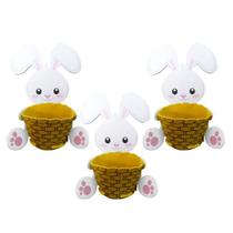 Caixa Surpresa Cestinha Páscoa Coelho 08x12cm - 03 unid Caixa Surpresa Cestinha Páscoa Coelho 08x12cm - 03 unid