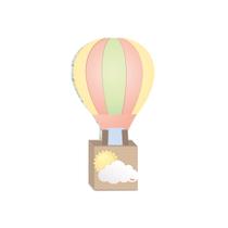 Caixa surpresa de Balão com aplique Festa Nuvem 8 Uni Regina Festas - Inspire sua Festa Loja