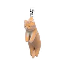 Caixa Surpresa De Brinquedo Cápsula Qualia: Mascote Tsumada Neko 3 Bicolor Com Manchas, Gatinho