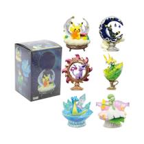 Caixa Surpresa De Figuras De Anime Pokémon Pikachu Eevee Snorlax Céu Estrelado Coleção De Brinquedos