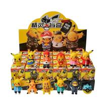Caixa Surpresa Pokemon Pikachu Hero Duel Com 24 Pingentes Para Carro, Acessórios Automotivos,
