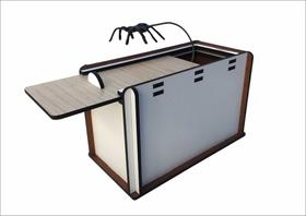 Caixa Susto de Aranha Falsa Caixa Pegadinha Surpresa MDF 3mm Caixa Susto de Aranha Falsa Caixa Pegadinha Surpresa MDF 3mm