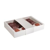 Caixa Tablete com Brigadeiro Branco 18x13x3,2cm - 10 Unidades - Cromus Profissional- Rizzo