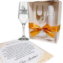 Caixa + Taça Para Convite Padrinhos De Consagração