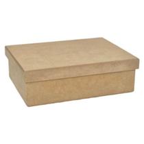 Caixa Tampa De Sapato 23X13,5X7,5cm MDF - Caramarela