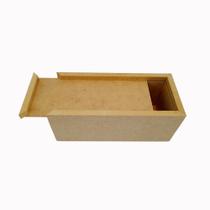 Caixa Tampa Estojo 20x9x8cm Mdf Cru Para Decorar Multiuso Caixa Tampa Estojo 20x9x8cm Mdf Cru Para Decorar Multiuso