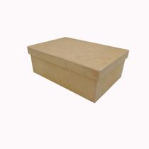 Caixa Tampa Sapato 22x15x8 Cm Mdf Cru Para Decorar Presente