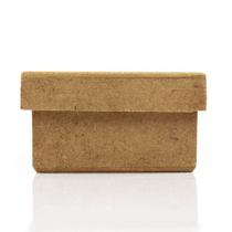 Caixa Tampa Sapato de Mdf Madeira Crua 09 X 09 X 05 Cm com 10 Unidades