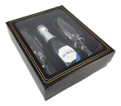 Caixa Tampa Visor Garrafa, Taça, Doce - Black Gold Un
