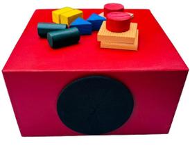 Caixa Tátil 12 Peças Jogo Educativo Sensorial - Toy Trade
