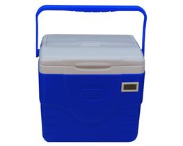 Caixa Térmica 15 litros Cooler com termômetro digital e Certificado de Calibração para transporte de medicamentos e vacinas
