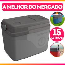 Caixa Térmica 15L Unitermi Cooler Floripa Com Alça Praia Piscina Camping