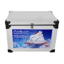 Caixa Térmica 164 Litros Chapa Interna em Inox Branca Cefaz Caixa Térmica 164 Litros Chapa Interna em Inox Branca Cefaz
