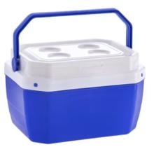 Caixa Térmica 17 Litros Cor Azul Cooler Paramount