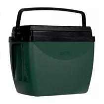 Caixa Térmica 18 Litros Verde com Preto Até 24 Latinhas (350ml) 25108252 MOR Caixa Térmica 18 Litros Verde com Preto Até 24 Latinhas (350ml) 25108252 MOR