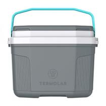 Caixa térmica 20 litros cinza plus com verde litoral - SUV 20L