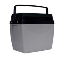 Caixa Térmica 26 Litros Cinza com Preto - MOR