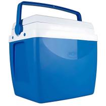 Caixa Térmica 26 Litros Vermelha/Azul/Preta/Cinza C/ Preto - MOR Cor:Azul