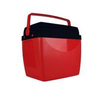 Caixa Térmica 26L Vermelho Com Preto Mor