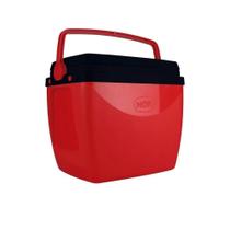 Caixa Térmica 26L Vermelho e Preto - MOR
