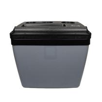 Caixa Térmica 28L Preto e Cinza Bel