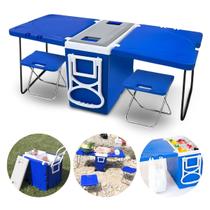 Caixa Térmica 32 L Com Mesa E Cadeira Praia Camping 5 Em 1 Caixa Térmica 32 L Com Mesa E Cadeira Praia Camping 5 Em 1