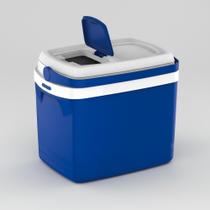 Caixa Térmica 32l Azul Cooler Tropical Soprano Multiuso Praia Caixa Térmica 32l Azul Cooler Tropical Soprano Multiuso Praia