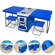 Caixa Térmica 32L Mesa com Banqueta 5 Em 1 Cooler Arqplast