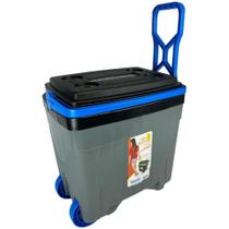 Caixa Térmica 34L com Rodinhas Cinza - Antares