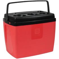 Caixa Térmica 36L Bel Vermelha e Preta Alça Ergonômica Caixa Térmica 36L Bel Vermelha e Preta Alça Ergonômica