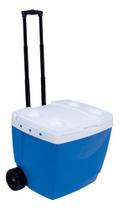 Caixa Termica 42 Litros Azul Com Rodinha - Mor 25108221