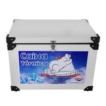 Caixa Térmica 446 Litros Chapa Interna em Inox Branca Cefaz Caixa Térmica 446 Litros Chapa Interna em Inox Branca Cefaz