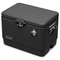 Caixa Térmica 51L Reunion Aço Inoxidável All Black Coleman